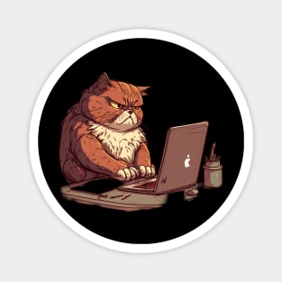 Feline IT Pro: The Tech-Savvy Cat Magnet